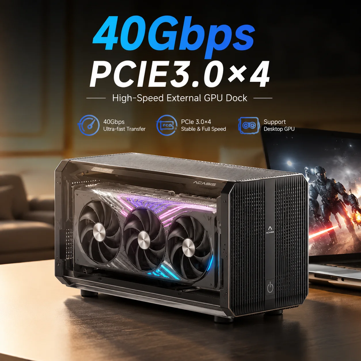 Acasis 40Gbps eGPU Enclosure w - Thunderbolt 4 External Gpu Enclosure recension och pris